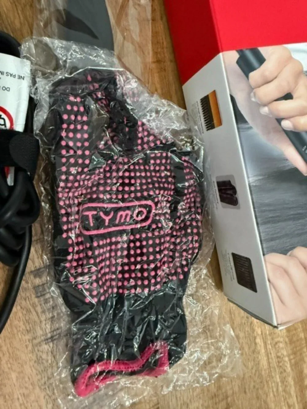 TYMO Flipro Hair Straightener Comb Brush 2 in 1 Flat Iron Anti Frizz 200M Ions